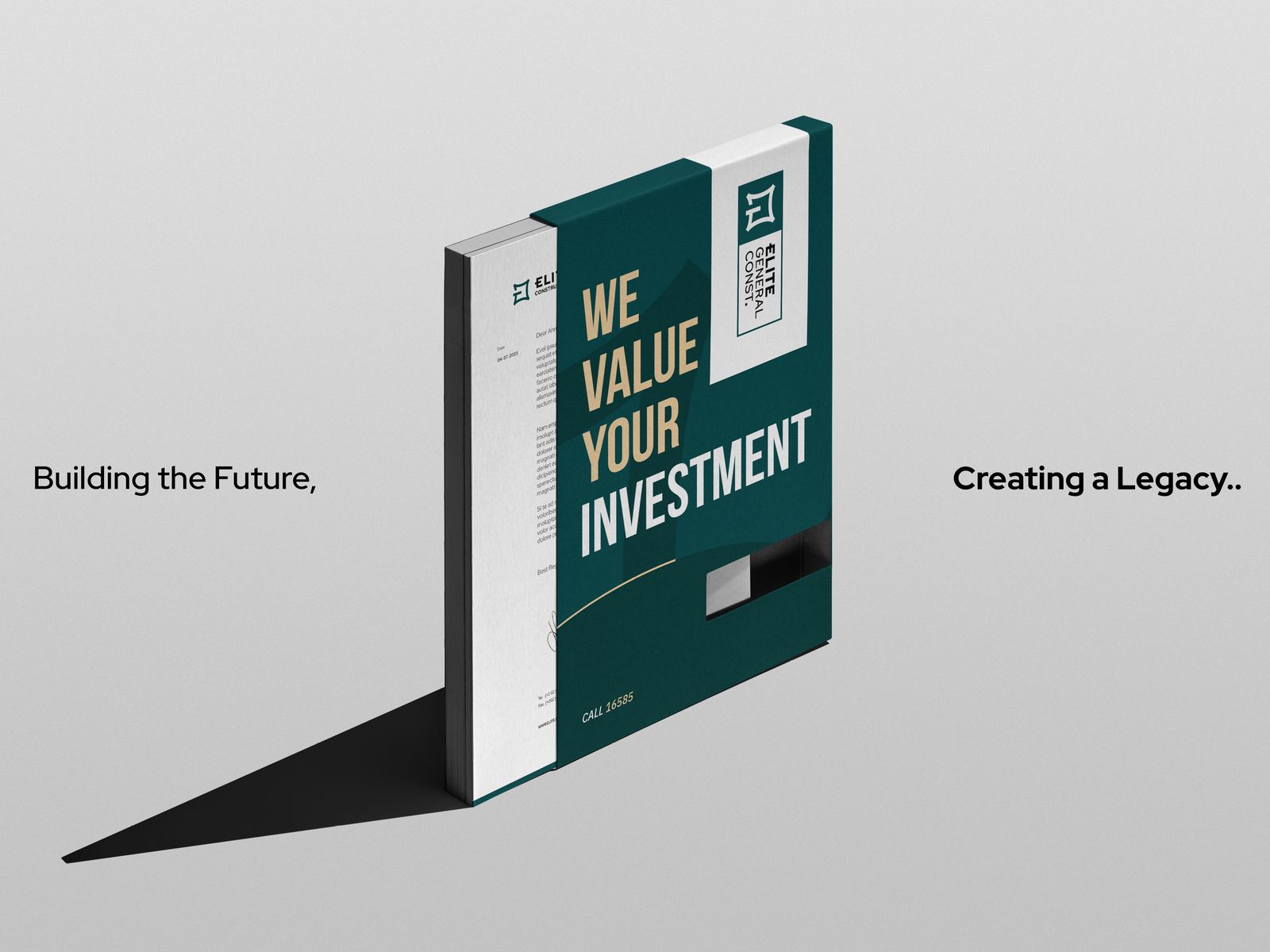Elite Construction — brand identity by Mohamed Sherif
