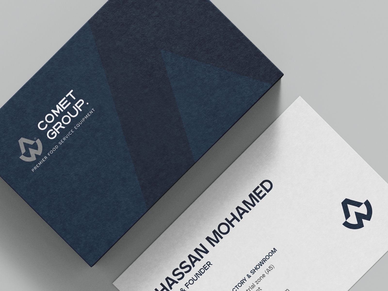 Comet Group — brand identity by Mohamed Sherif
